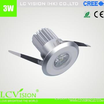 LED lighting  / 3W CREE LED Down light / Dimming / Fixed / 140 lm